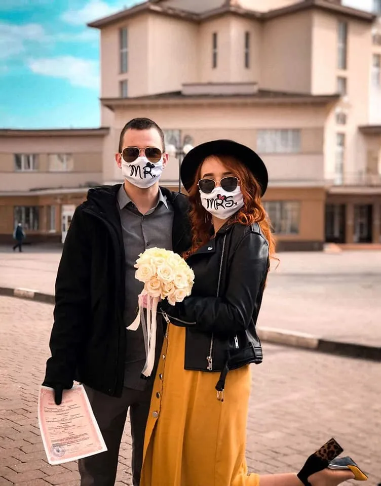 Свадьба с соблюдением всех норм безопасности в Ивано-Франковске, 2020