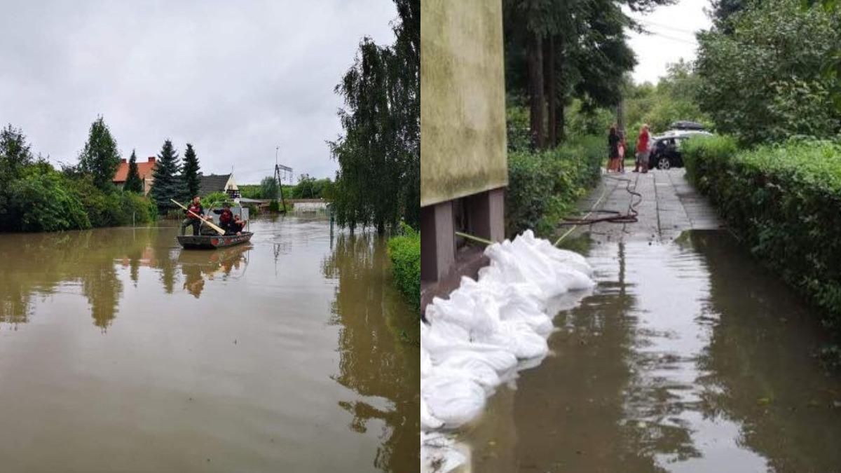 Непогода в Польше: сильные ливни затопили 700 домов