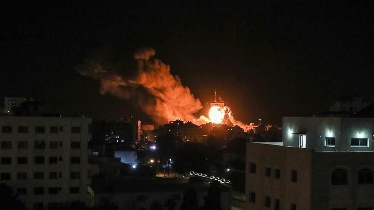 Ізраїль атакував об'єкти у Секторі Гази у відповідь на дії ХАМАС