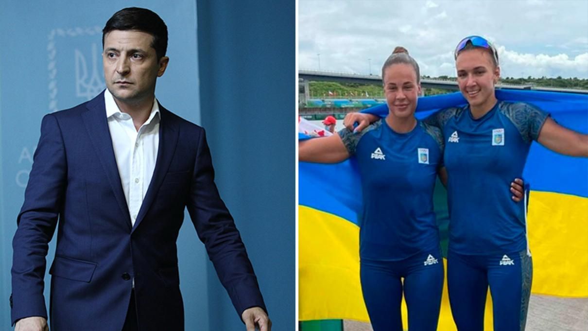 Зеленський привітав українських каноїсток зі сріблом Олімпіади Зеленський привітав українських каноїсток зі сріблом Олімпіади