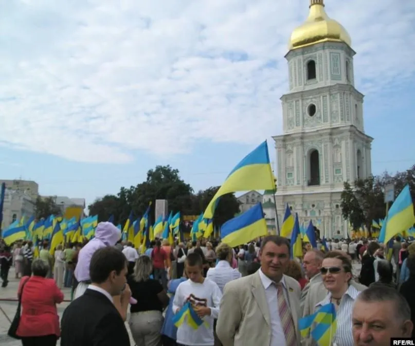 Святкування Дня Незалежності на площі Софійського собору