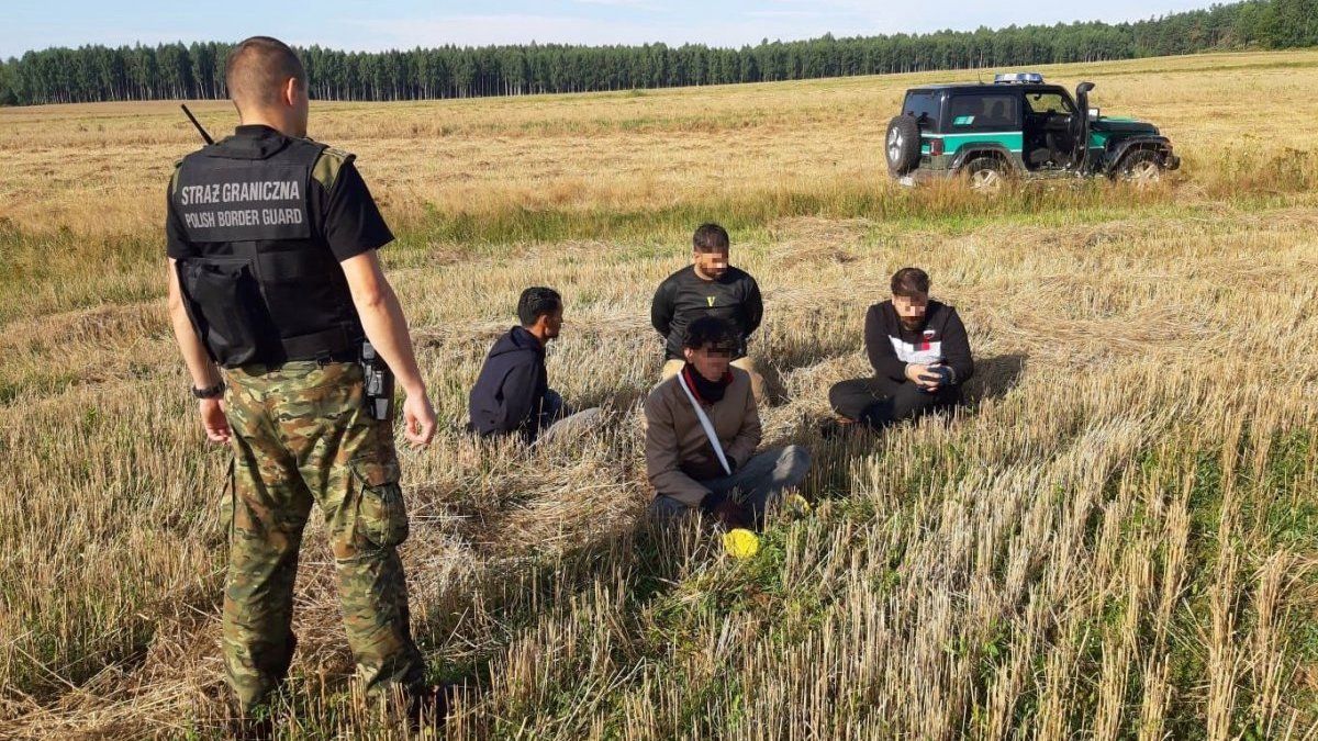 З Білорусі в Польщу: на кордоні затримали рекордну кількість нелегалів