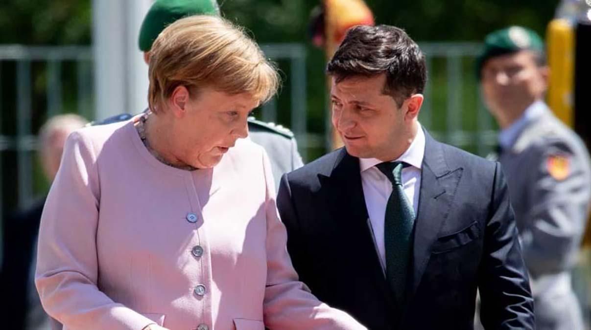 Тизенгаузен: Меркель и Зеленский обсудят минские договоренности