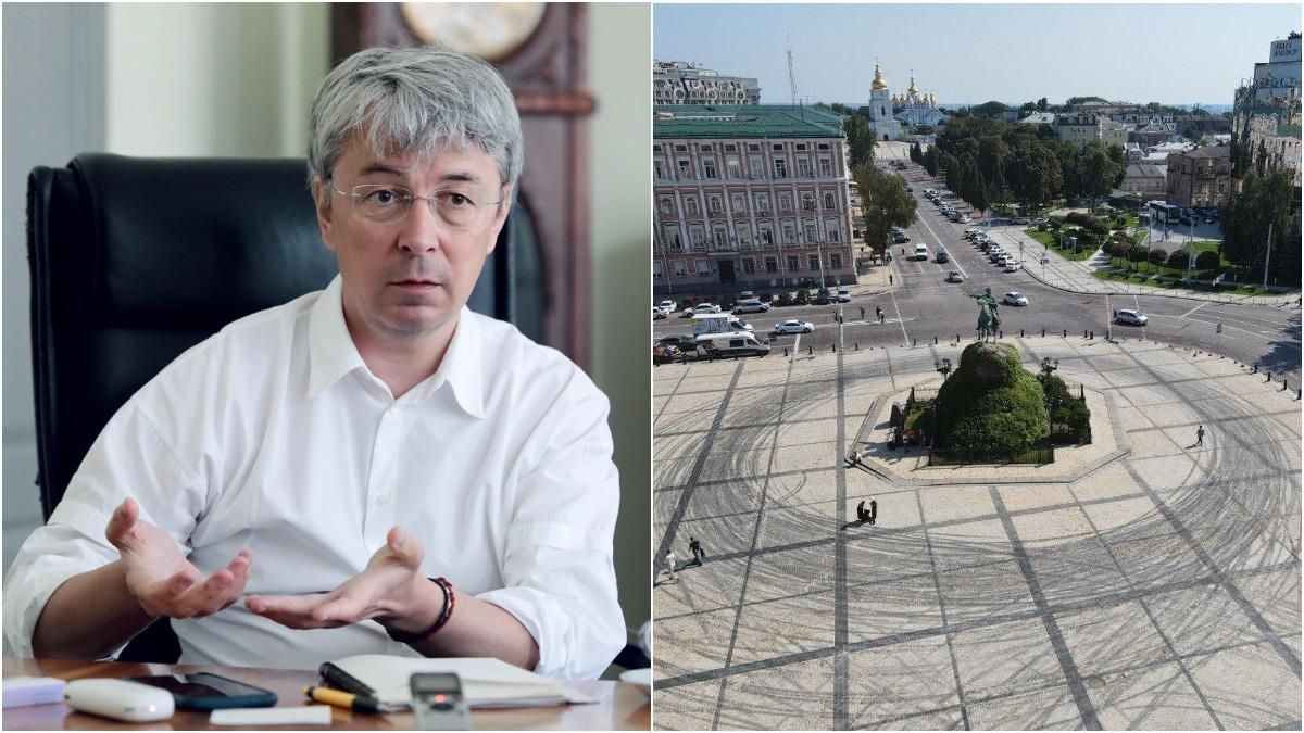 Реакція Мінкульту на дрифт авто Red Bull на Софіївській площі Реакція Мінкульту на дрифт авто Red Bull на Софіївській площі