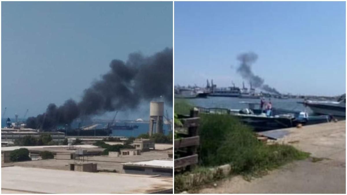 В порту Сирии на танкере произошел взрыв: есть пострадавшие - видео В порту Сирии на танкере произошел взрыв: есть пострадавшие - видео