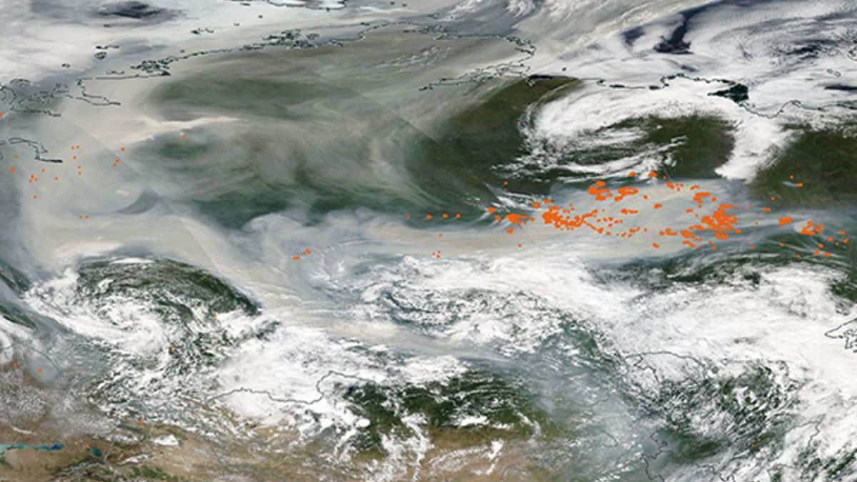 Дим від лісових пожеж в Якутії досягнув Північного полюса: відео