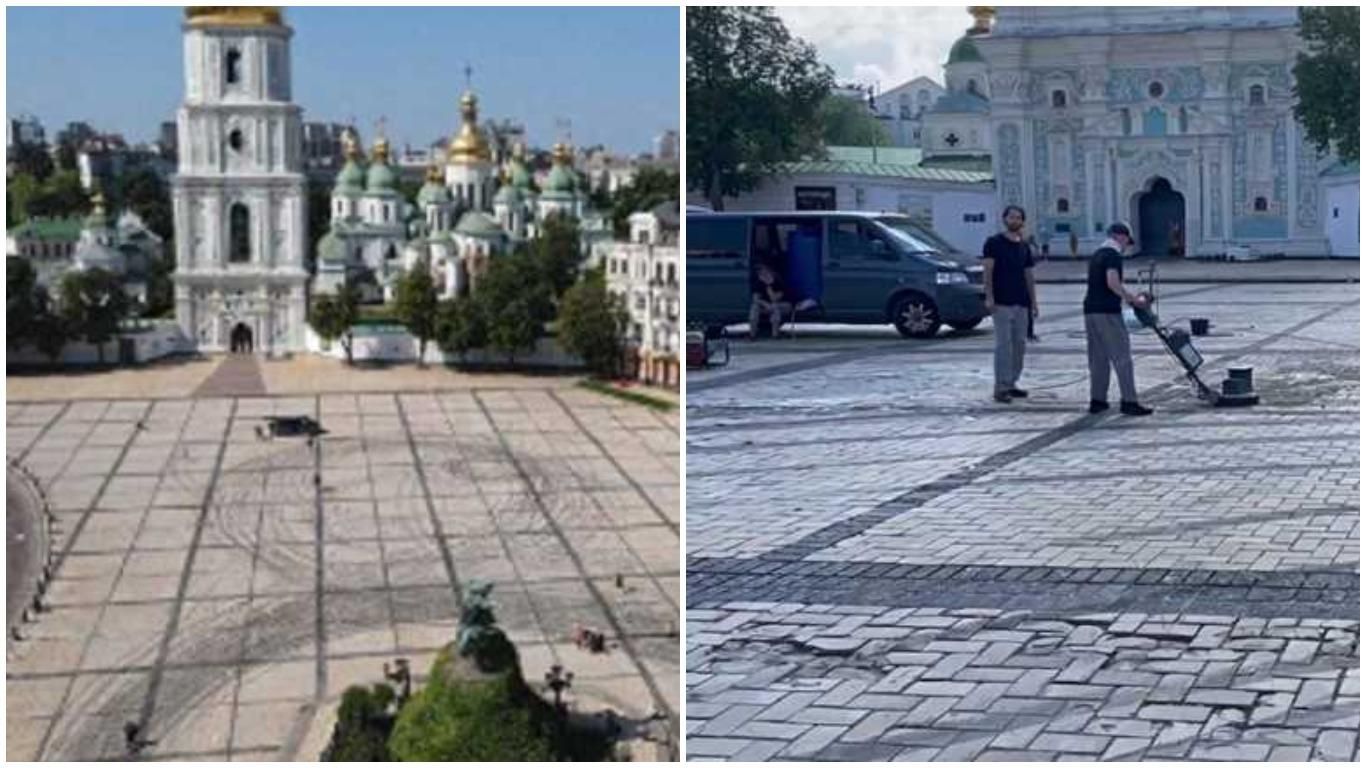 Дуже слизько і нема балансу, – гонщики про дрифт на Софіївській площі