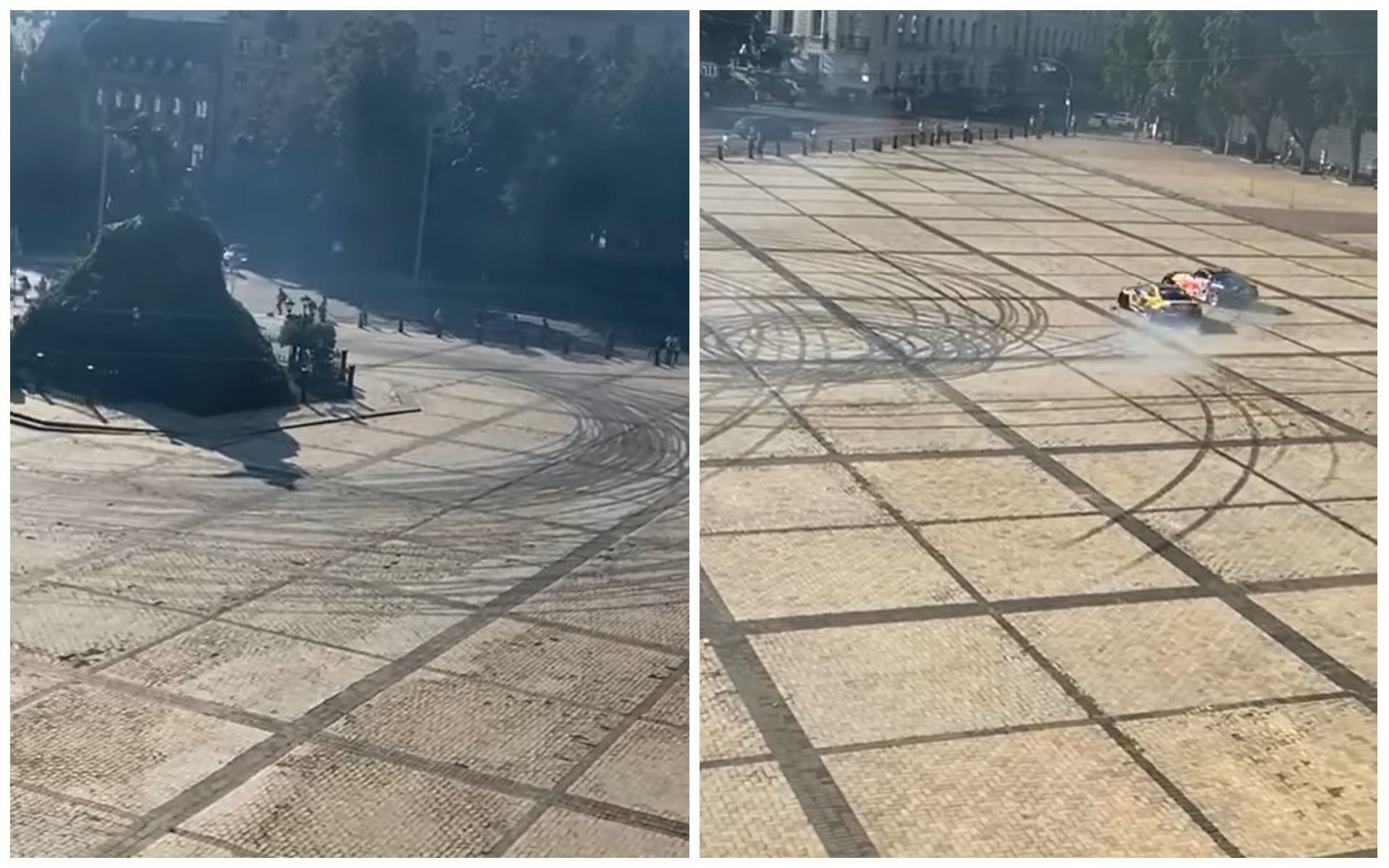 Компанія Red Bull продовжила зйомки ролика на Кільцевій дорозі Компанія Red Bull продовжила зйомки ролика на Кільцевій дорозі