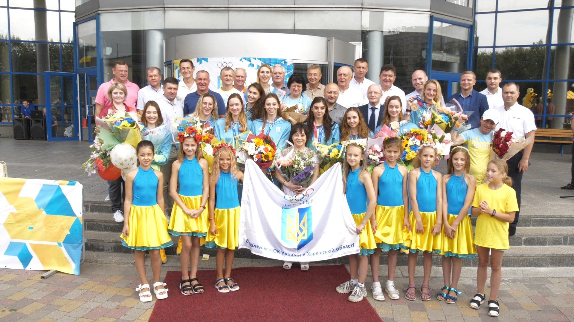 Украинские синхронистки вернулись в Харьков с Олимпиады