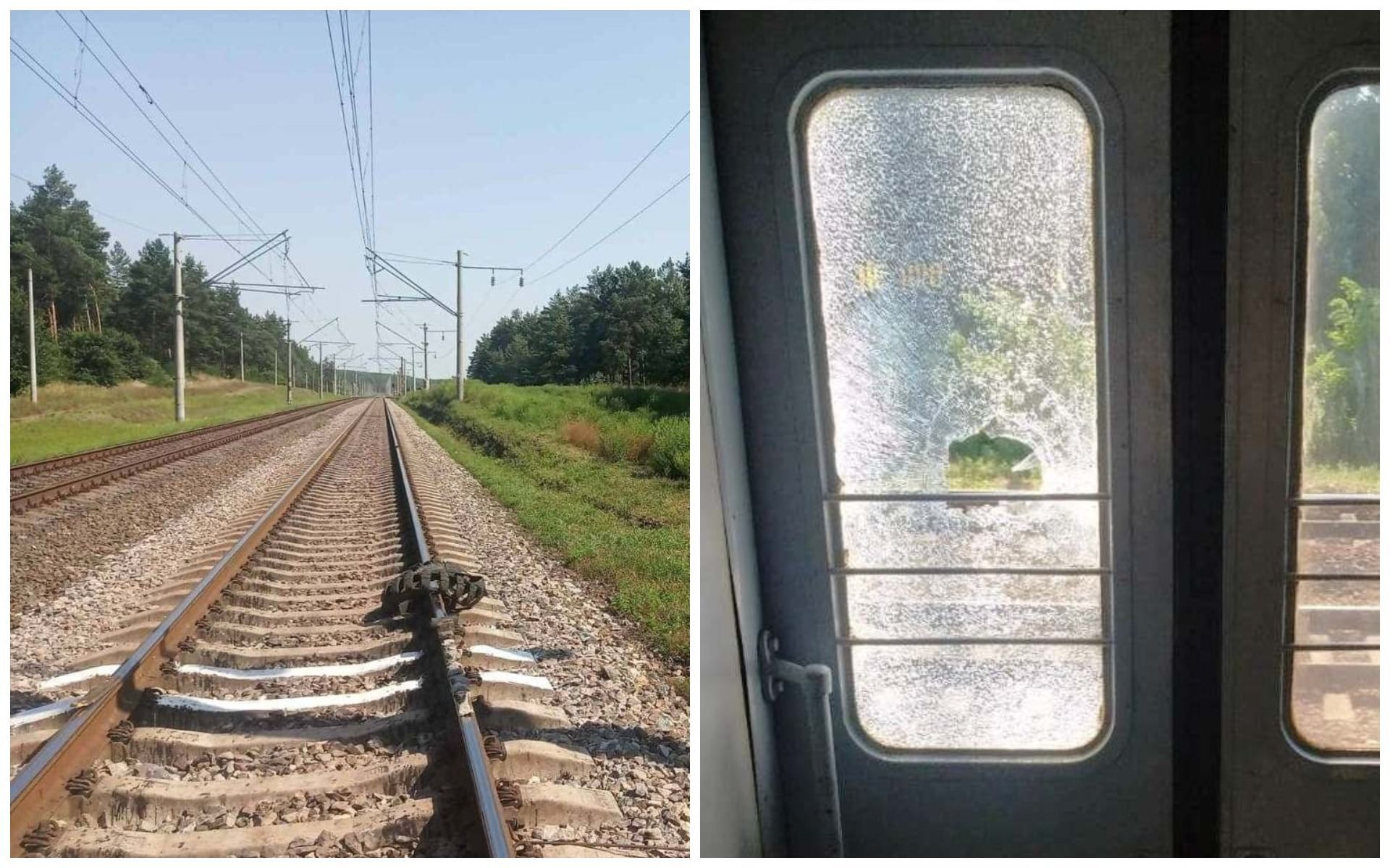 У Кропивницкого неизвестные разбили окно в поезде У Кропивницкого неизвестные разбили окно в поезде