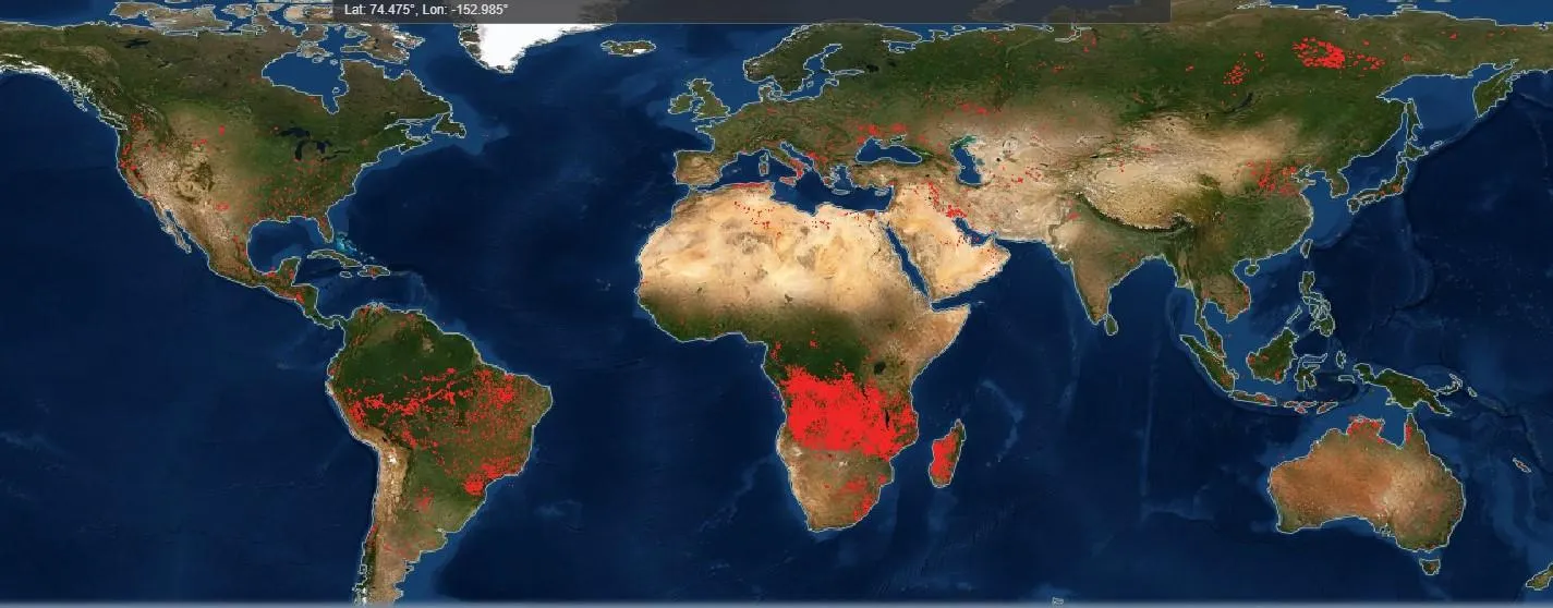 Пожежі у світі Пожежі у світі