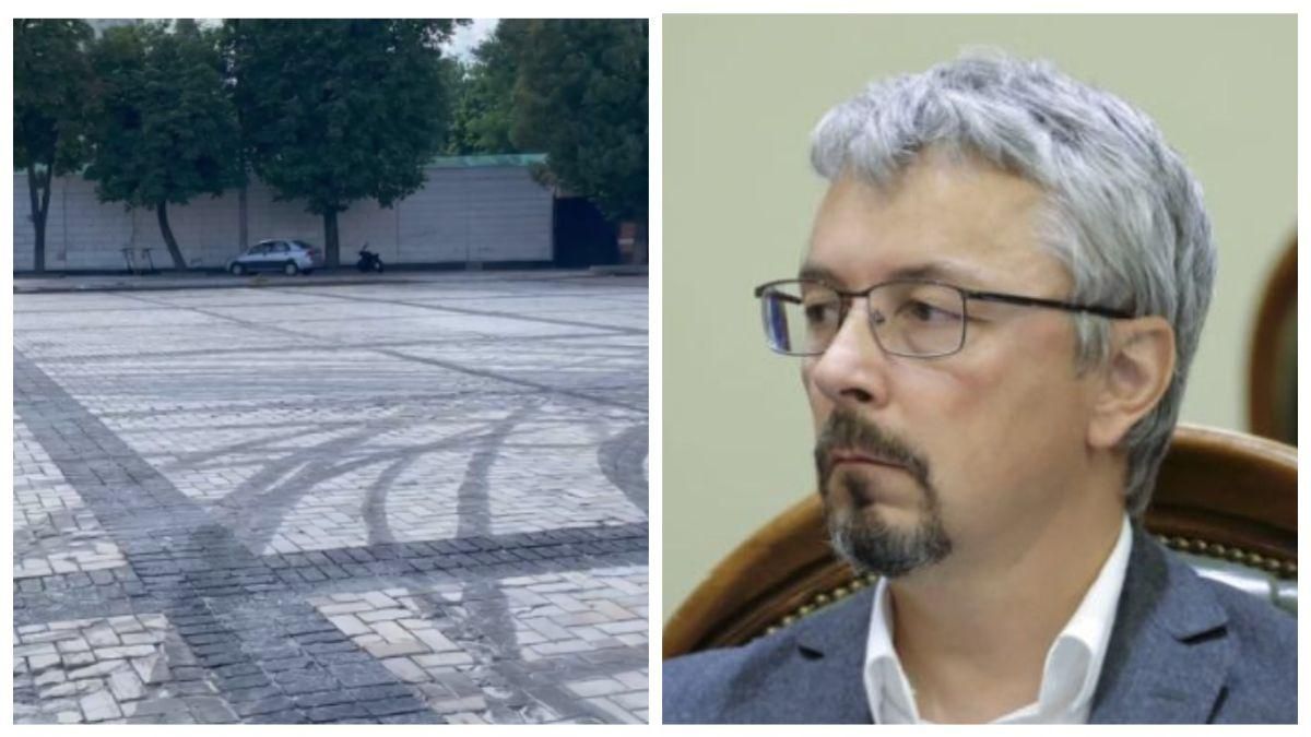 Ззнущання над історичним центром, – Ткаченко про скандальний дрифт Ззнущання над історичним центром, – Ткаченко про скандальний дрифт