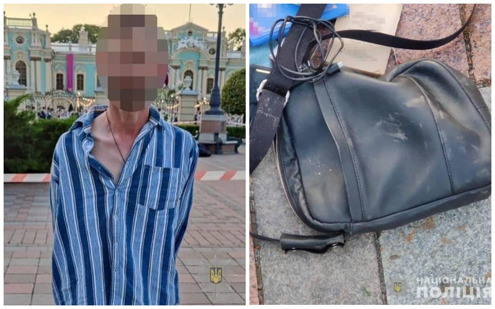 Мужчина угрожал местным взрывчаткой возле Рады в Киеве