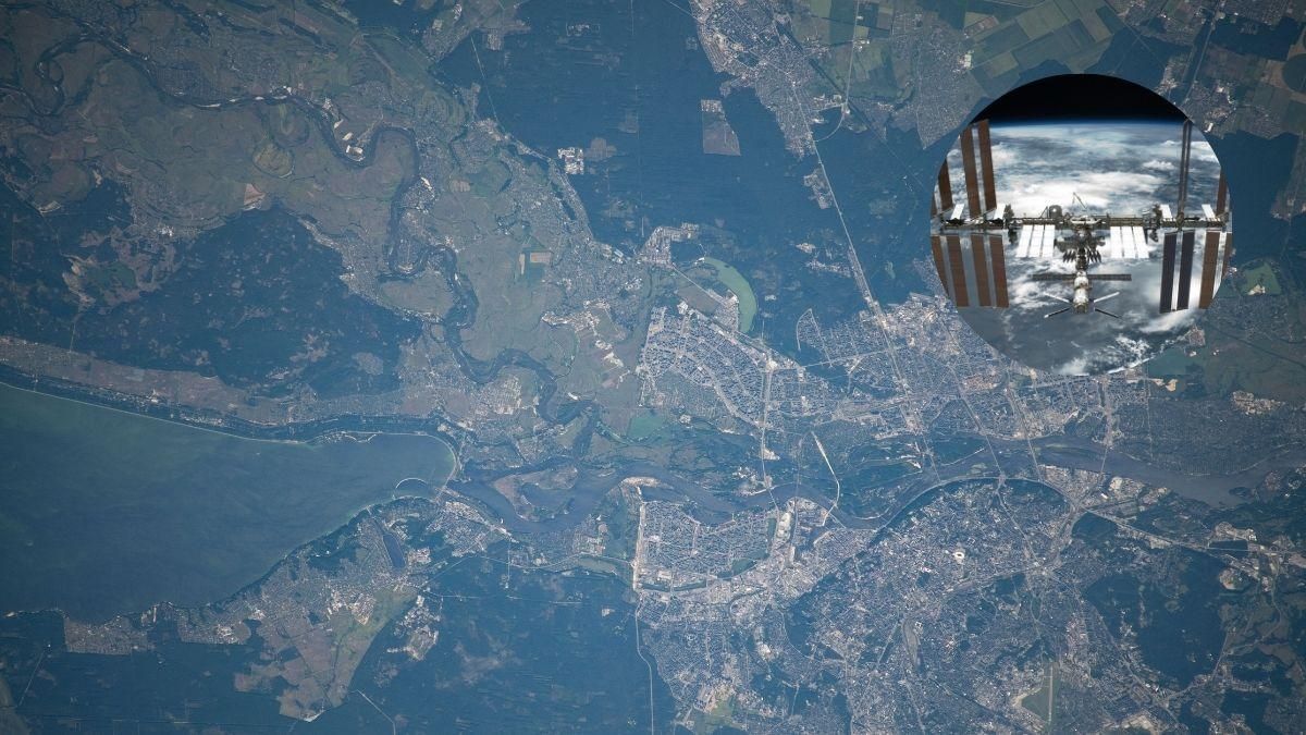 МКС пролетела над Украиной: впечатляющие фото Киева из космоса МКС пролетела над Украиной: впечатляющие фото Киева из космоса