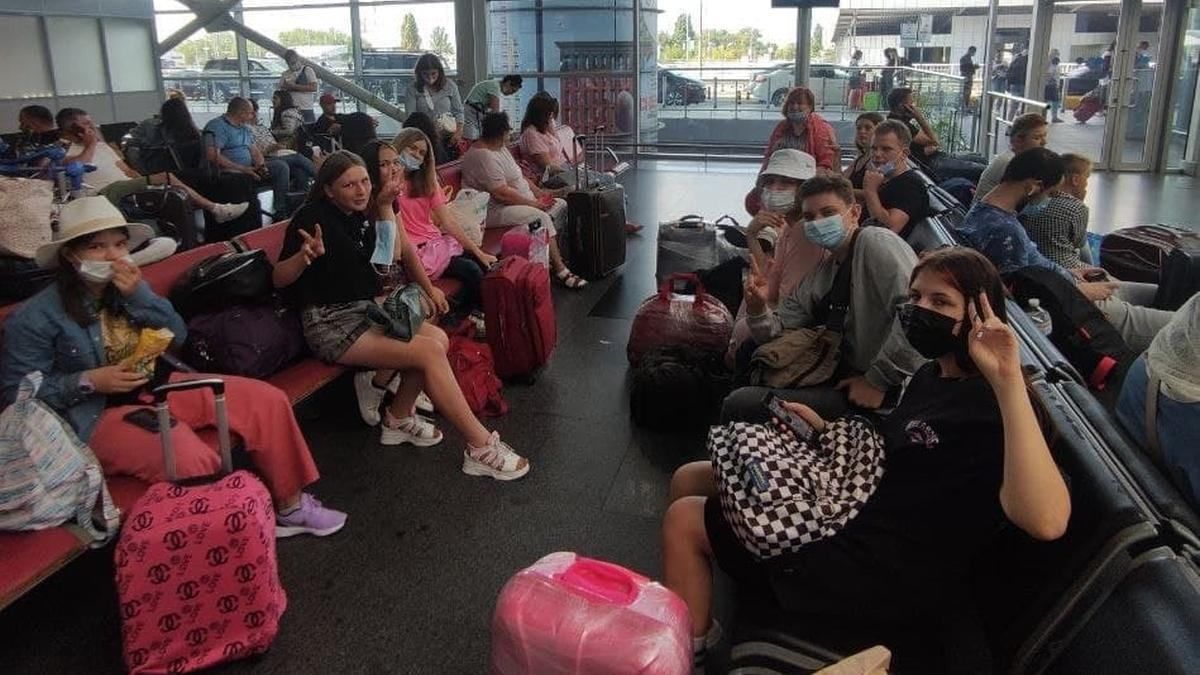 Літак Ryanair вилетів з Борисполя без дітей-пасажирів Літак Ryanair вилетів з Борисполя без дітей-пасажирів