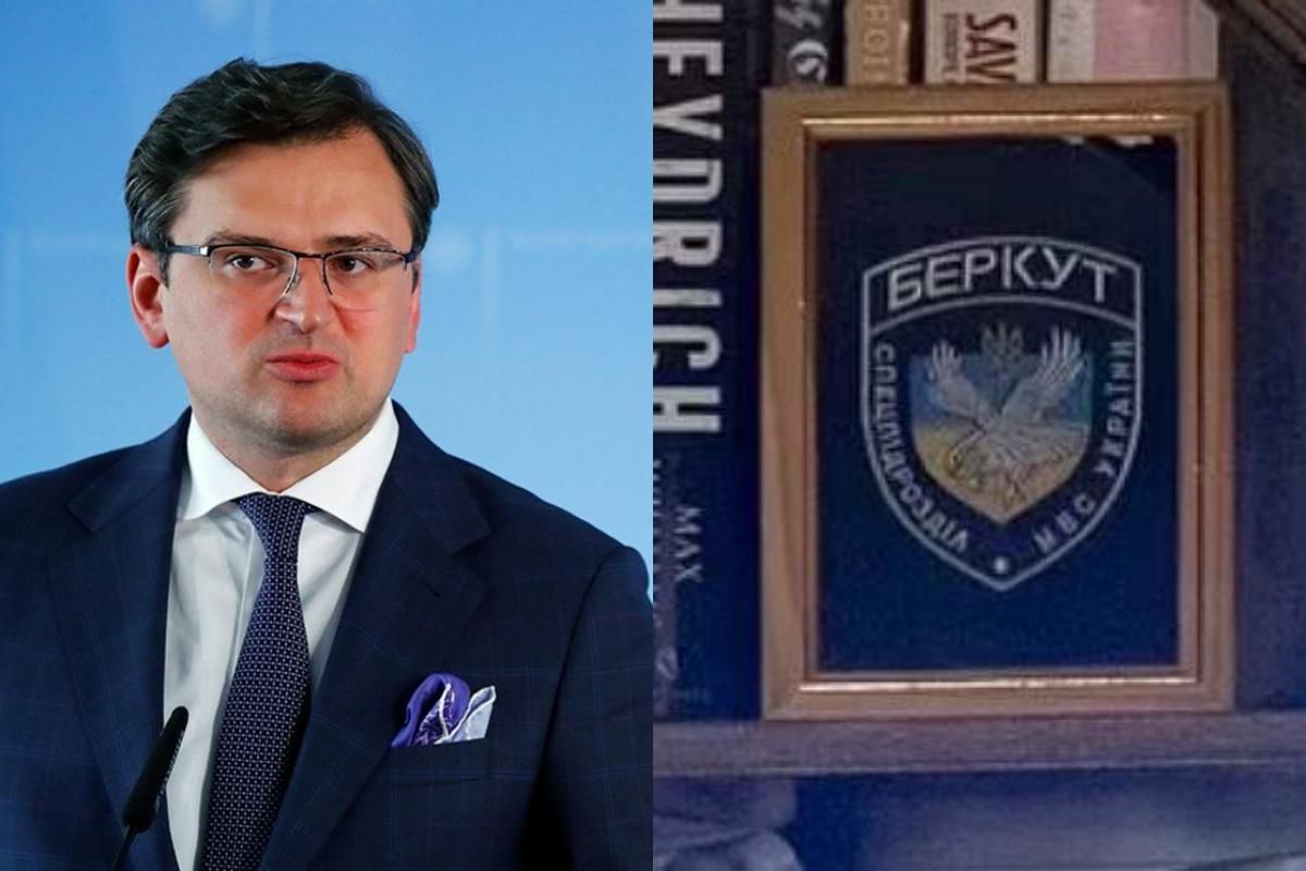 Заява Кулеби про шеврон Беркута у підозрюваного в шпигунстві Заява Кулеби про шеврон Беркута у підозрюваного в шпигунстві