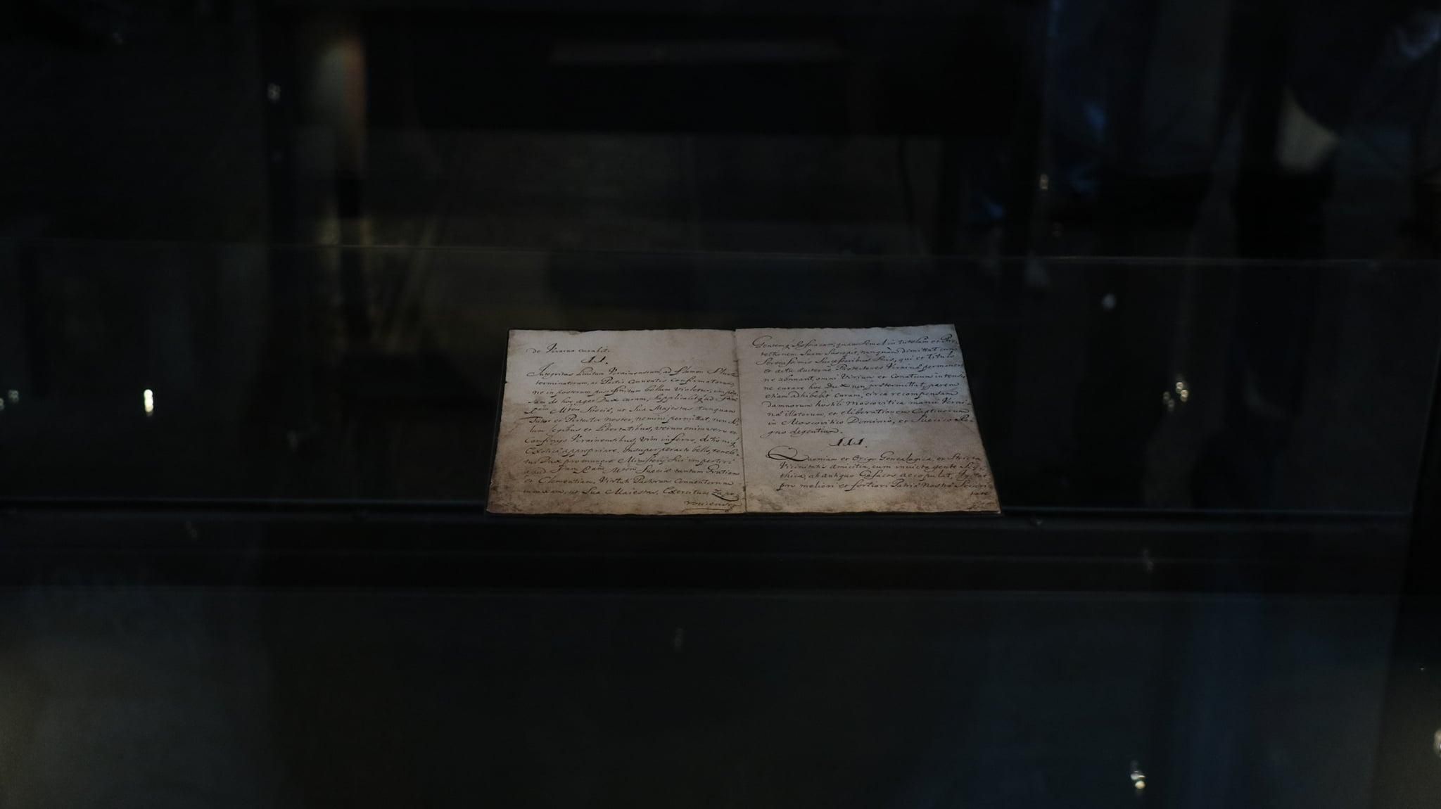 Оригинал Конституции Пилипа Орлика уже в Софии Киевской