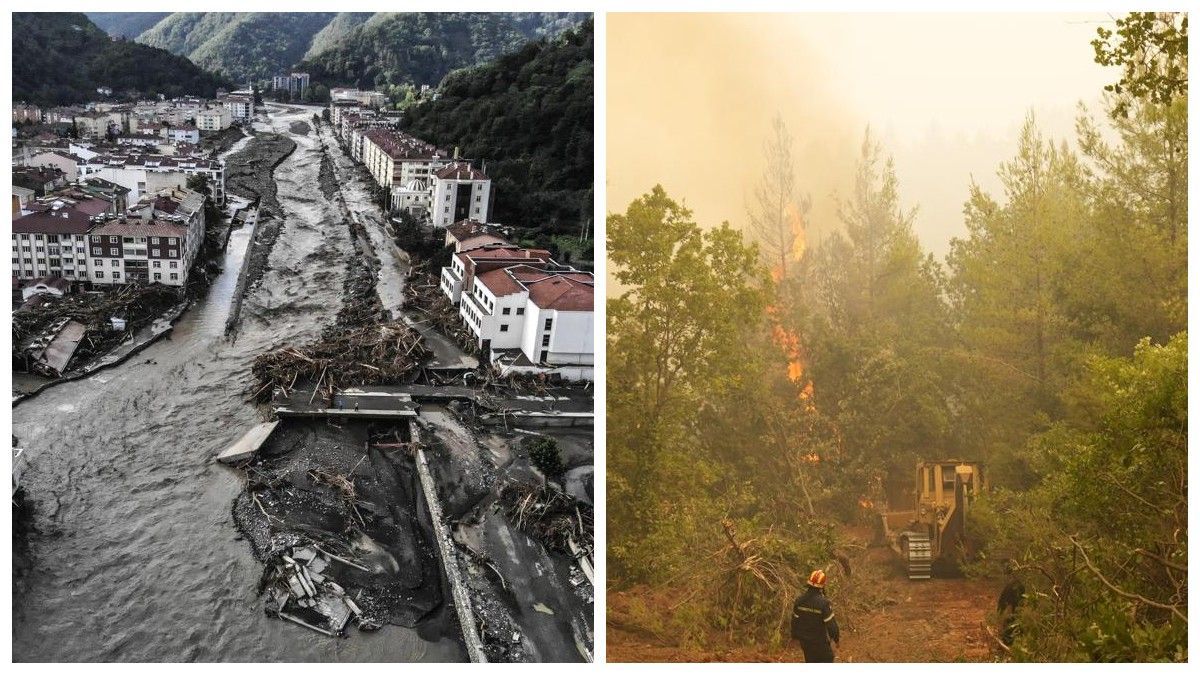 Туреччина потерпає від повеней, Греція – у вогні: відео Туреччина потерпає від повеней, Греція – у вогні: відео