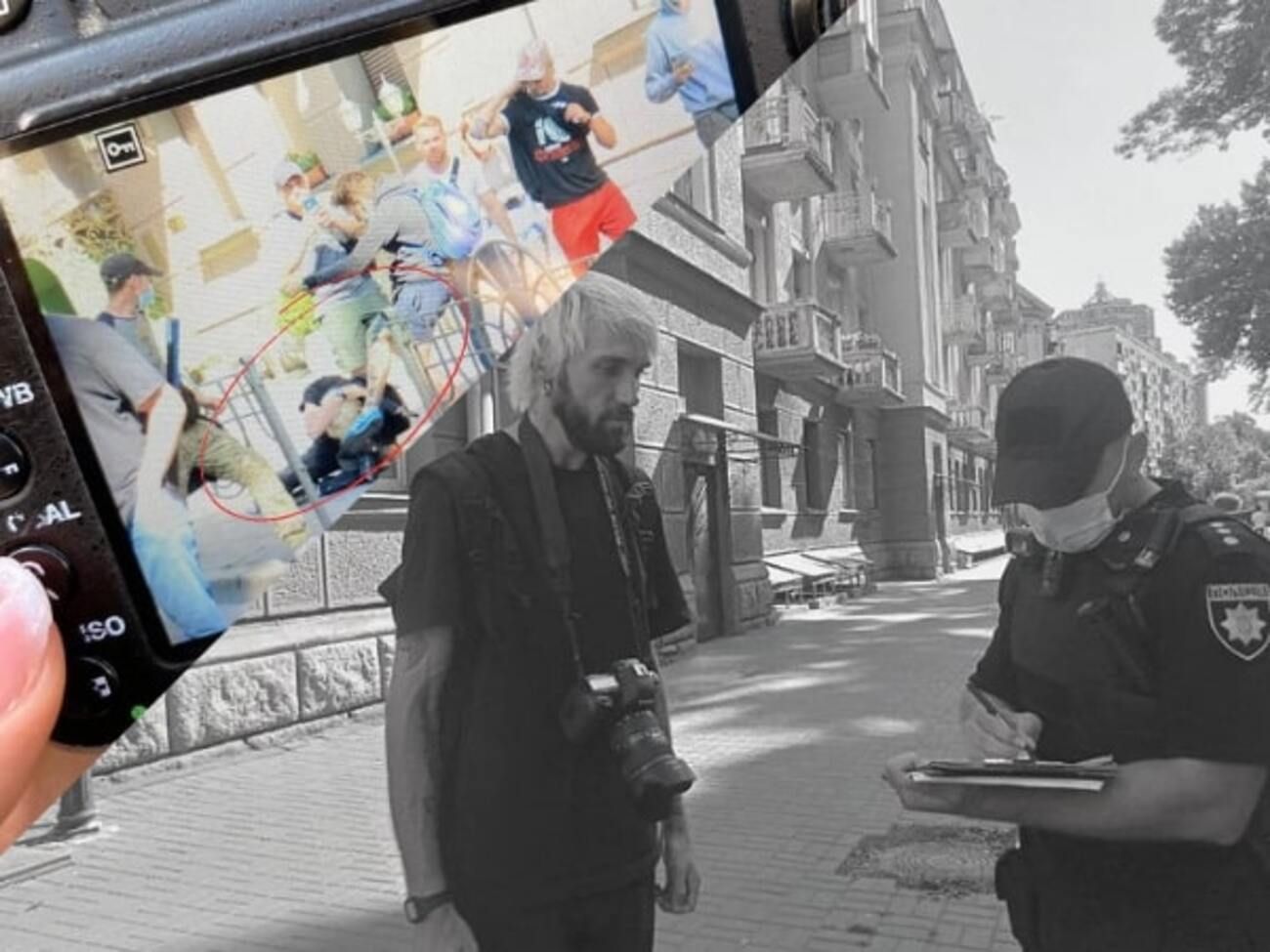 Журналіста жорстоко побили після сутички під ОП: відео Журналіста жорстоко побили після сутички під ОП: відео