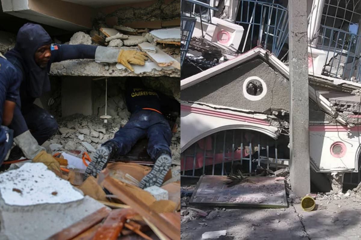 Сотні загиблих: кількість жертв землетрусу на Гаїті стрімко зросла Сотні загиблих: кількість жертв землетрусу на Гаїті стрімко зросла