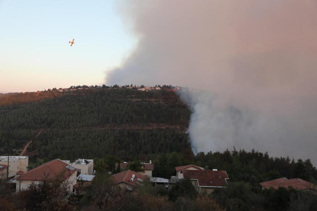 Масштабні пожежі спалахнули в Ізраїлі поблизу Єрусалима: моторошне відео - новини Ізраїлю - 24 Канал