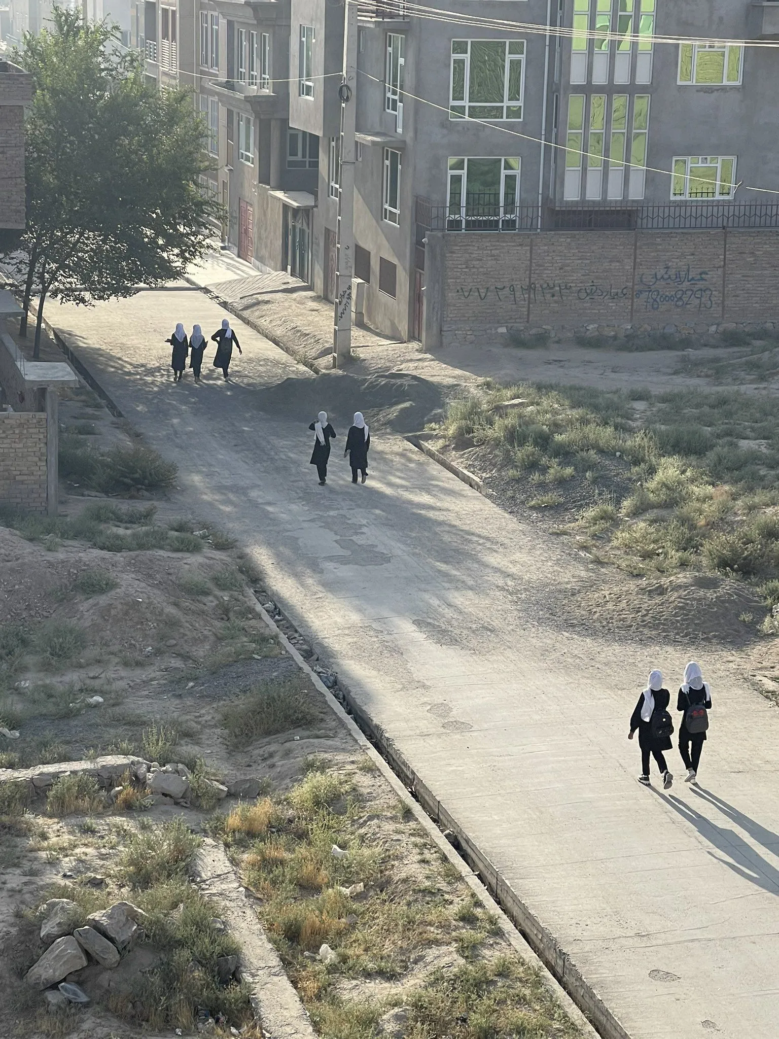 Афганські дівчата ідуть до школи