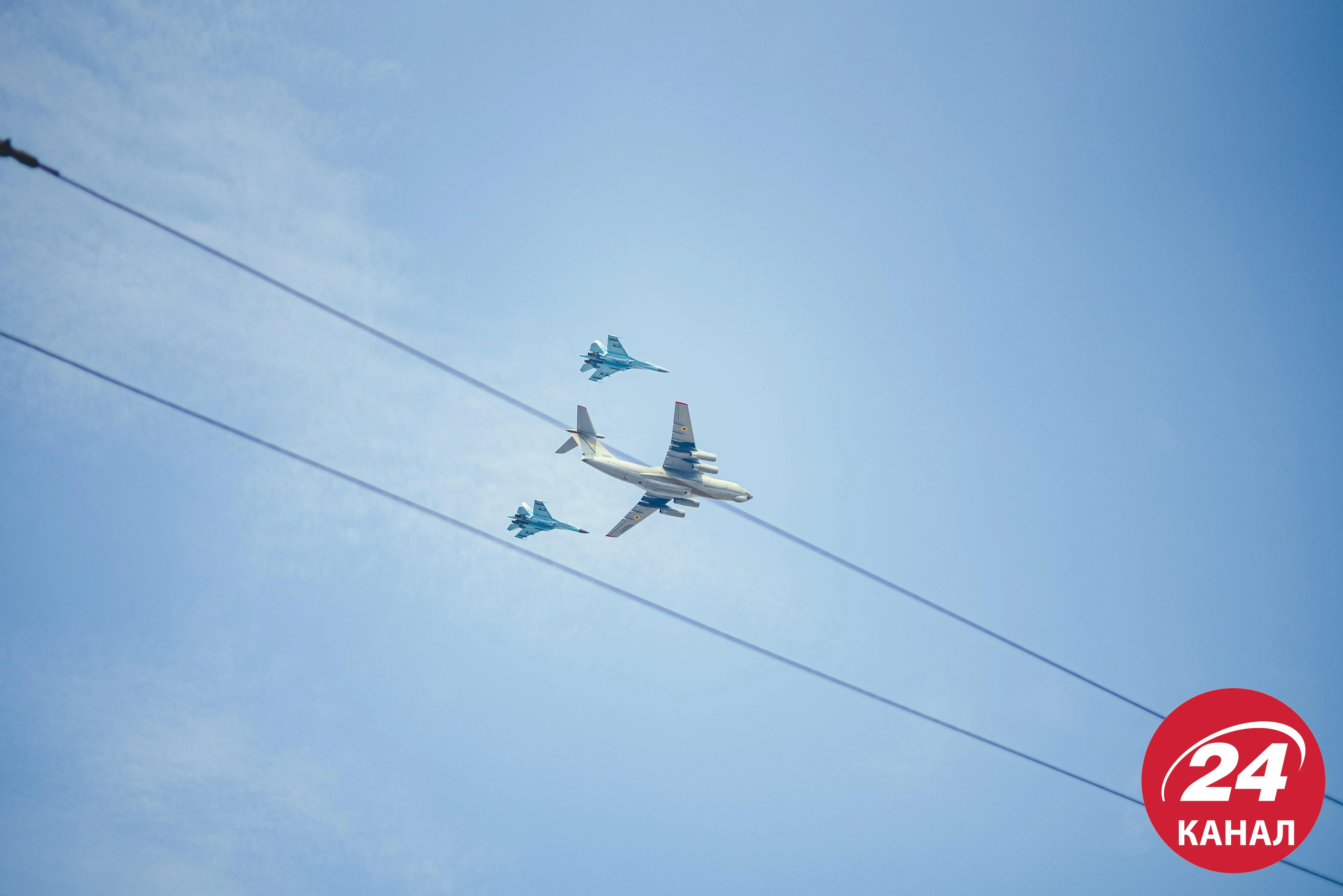 Проліт авіації на параді Проліт авіації на параді