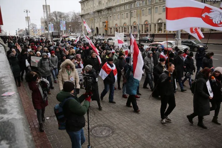 Акція, Білорусь, грудень 2019