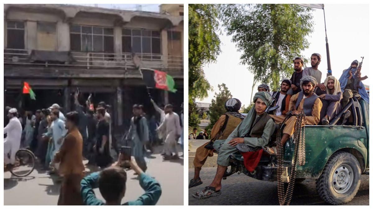 Талибы открыли огонь по людям, вышедшим на поддержку национального флага: есть жертвы