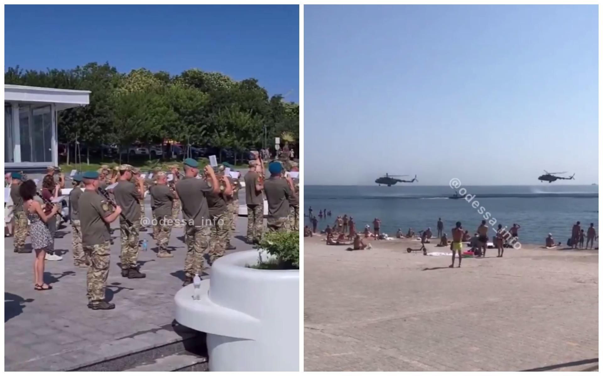 В Одессе проходит репетиция к параду на День Независимости: видео с места события В Одессе проходит репетиция к параду на День Независимости: видео с места события