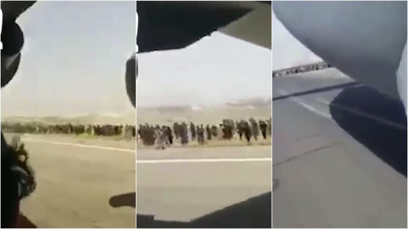 Сидів на літаку: нові страшні кадри від першої особи, як афганці вилітали з аеропорту Кабула - 24 Канал