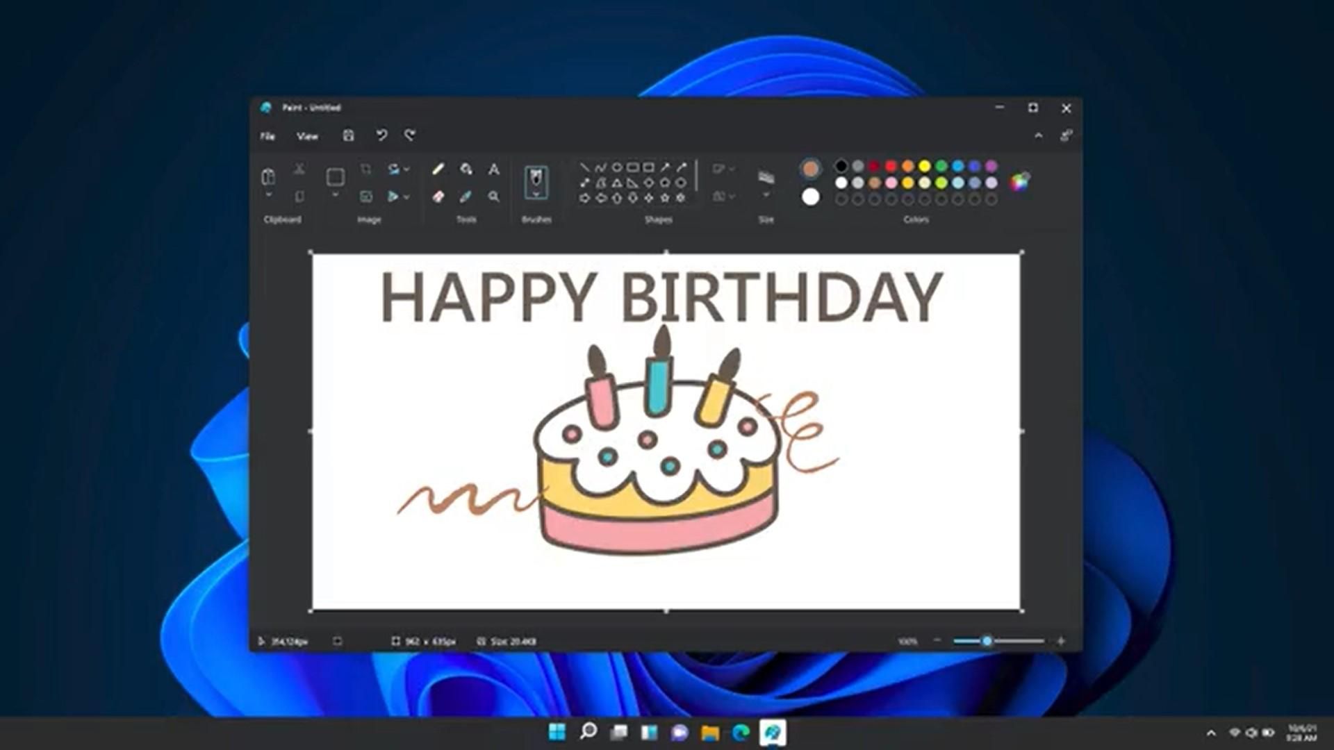 Microsoft обновила Paint: редактор получил поддержку темного режима и другие интересные вещи
