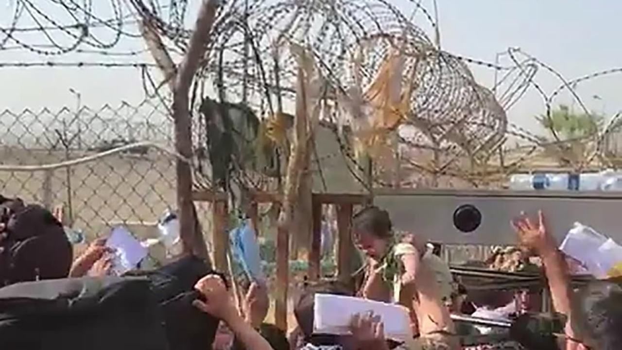 Афганцы в отчаянии перебрасывают маленьких детей через колючую проволоку: ошеломляющее видео - 24 Канал Афганцы в отчаянии перебрасывают маленьких детей через колючую проволоку: ошеломляющее видео - 24 Канал