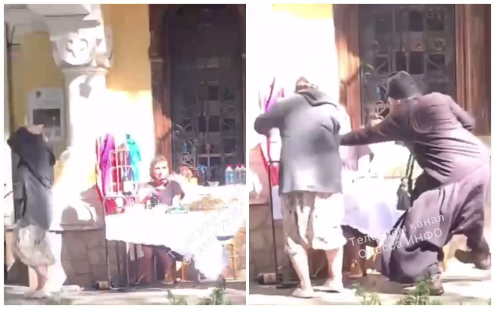 Воровала вино: в Одессе монах выгнал женщину из монастыря УПЦ МП – видео события Воровала вино: в Одессе монах выгнал женщину из монастыря УПЦ МП – видео события