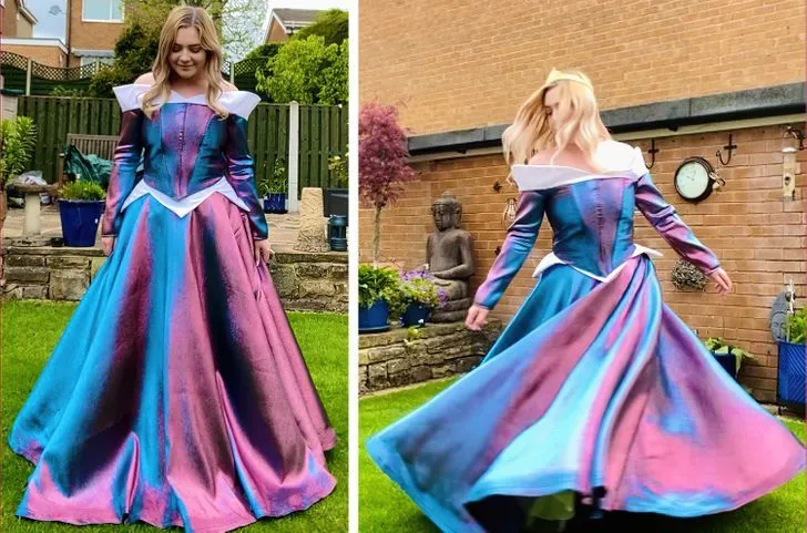 Я пошила сукню Сплячої красуні, що переливається Я пошила сукню Сплячої красуні, що переливається