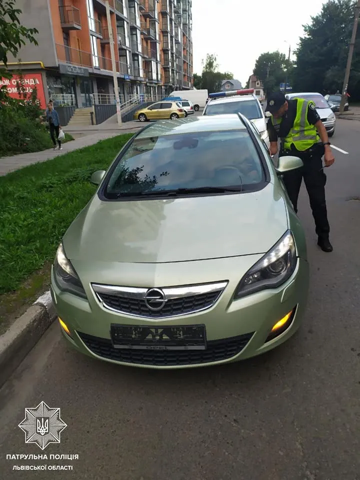 На Львівщині п'яний водій збив 2 людей і втік з їхніми речами на капоті