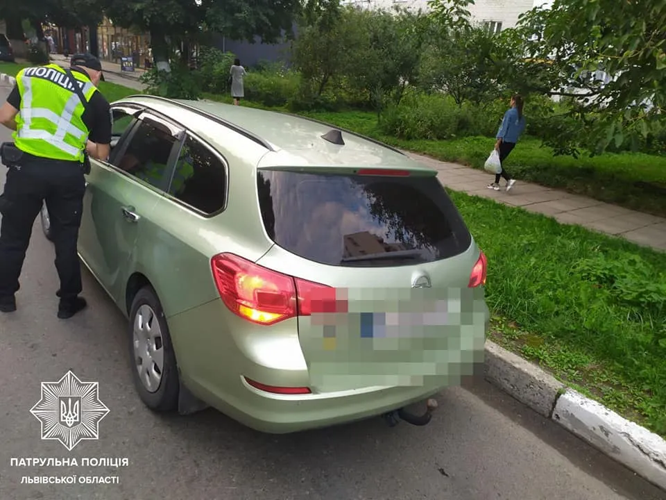 На Львівщині п'яний водій збив 2 людей і втік з їхніми речами на капоті