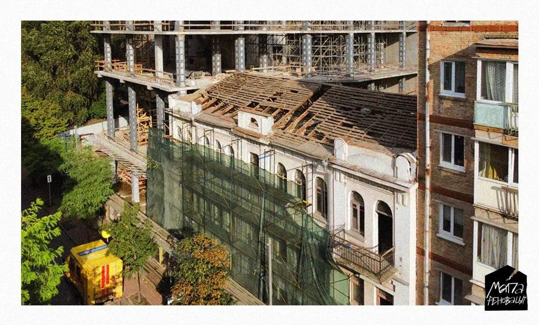 У Києві розбирають будівлю Осипа Родіна У Києві розбирають будівлю Осипа Родіна