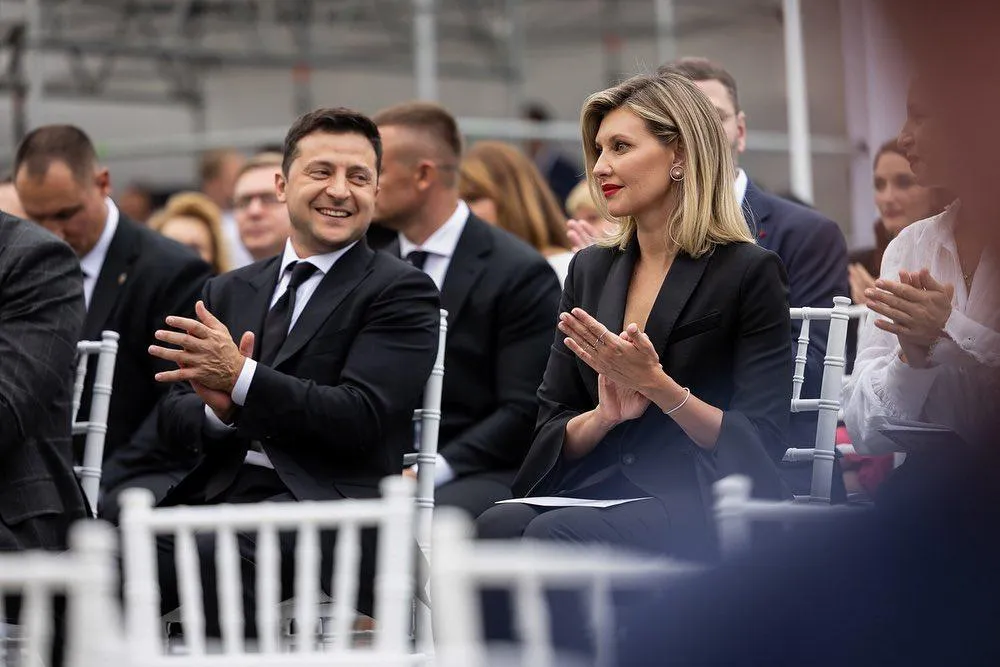 Володимир і Олена Зеленські на концерті Андреа Бочеллі Володимир і Олена Зеленські на концерті Андреа Бочеллі