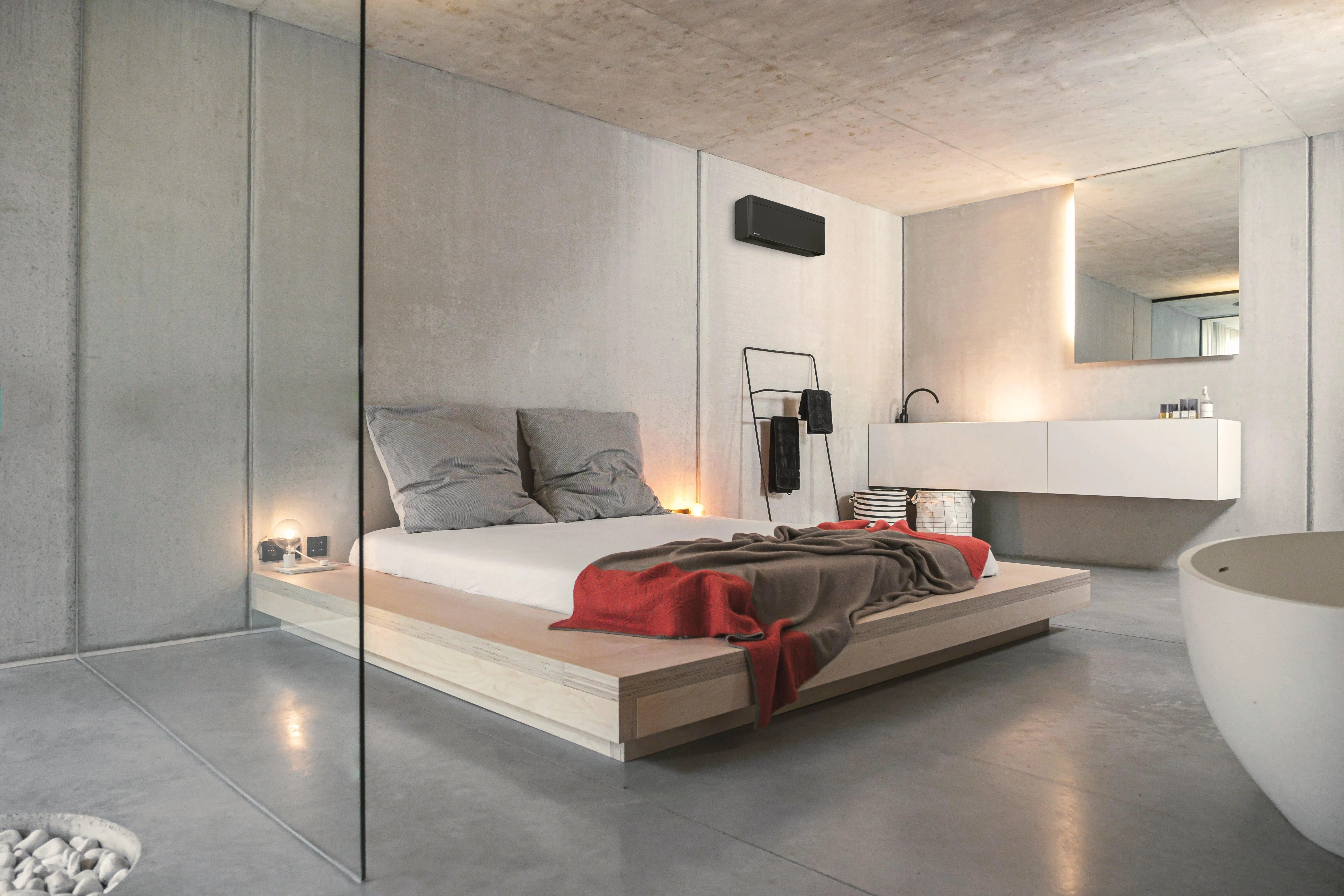 Кондиціонер потрібно розмістити над ліжком Кондиціонер потрібно розмістити над ліжком