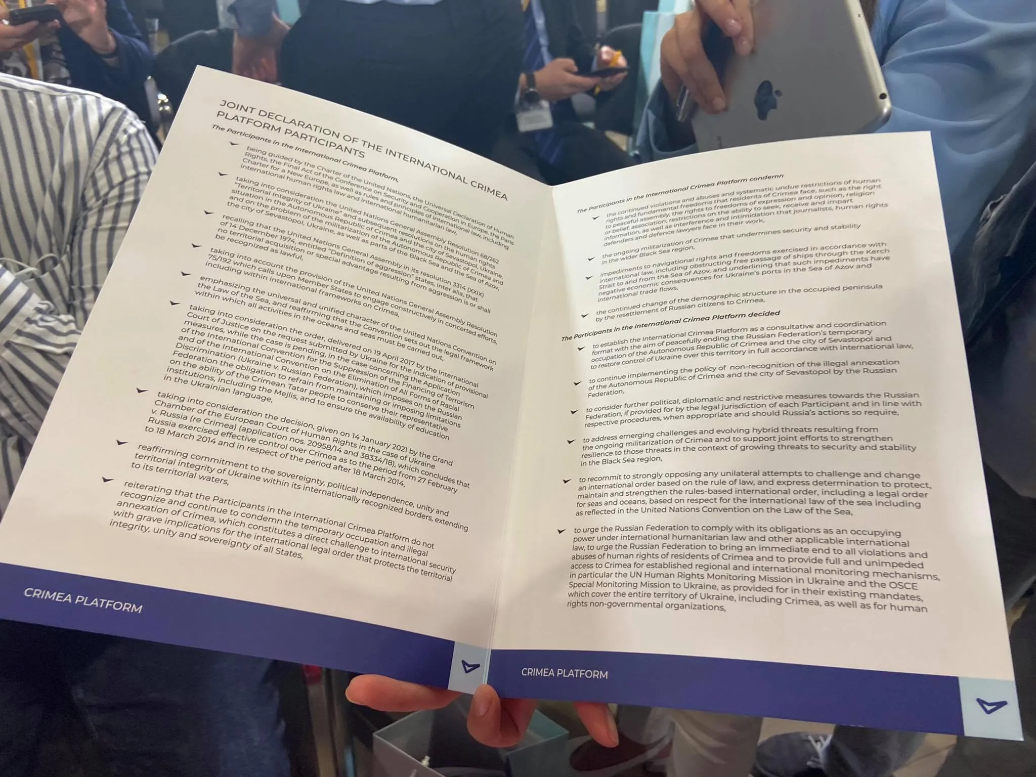 Декларація передбачає санкції проти Росії Декларація передбачає санкції проти Росії