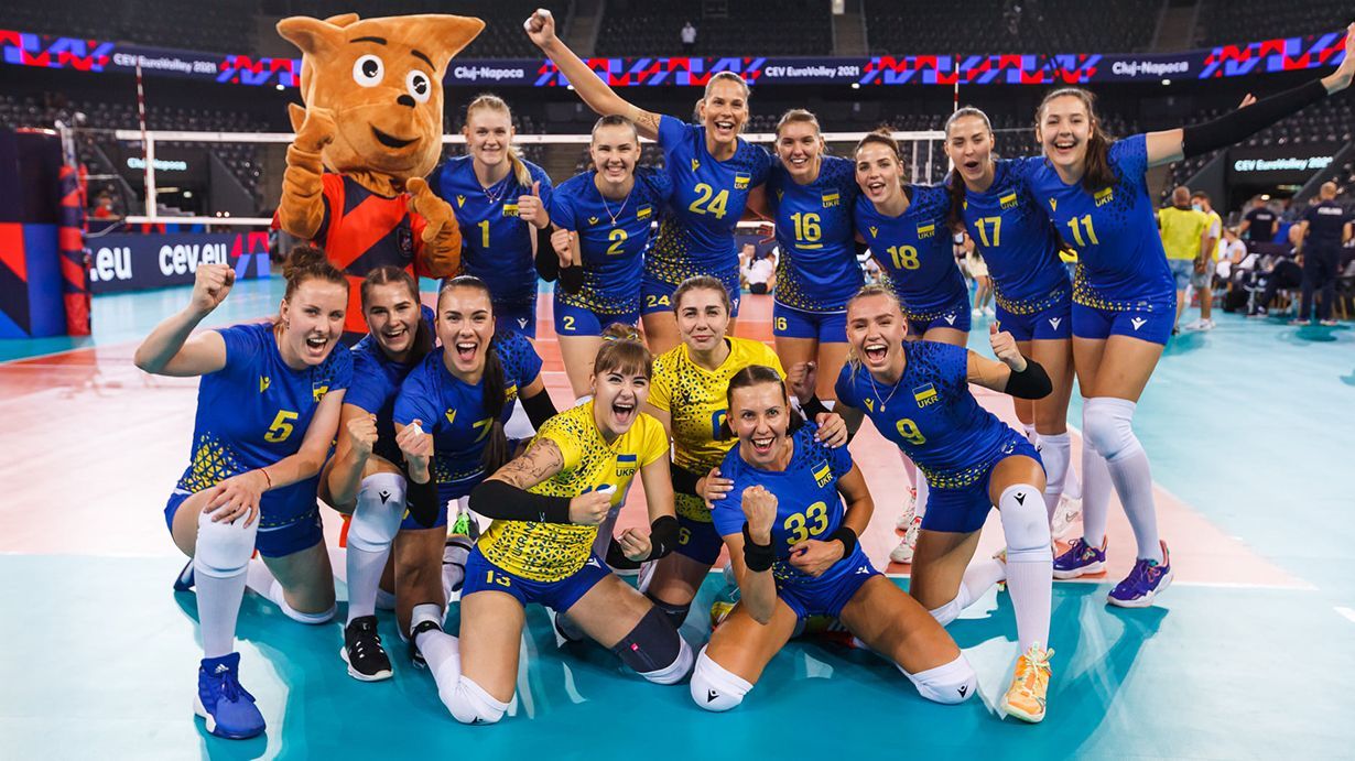 Сборная Украины разбила Швецию в матче чемпионата Европы по волейболу