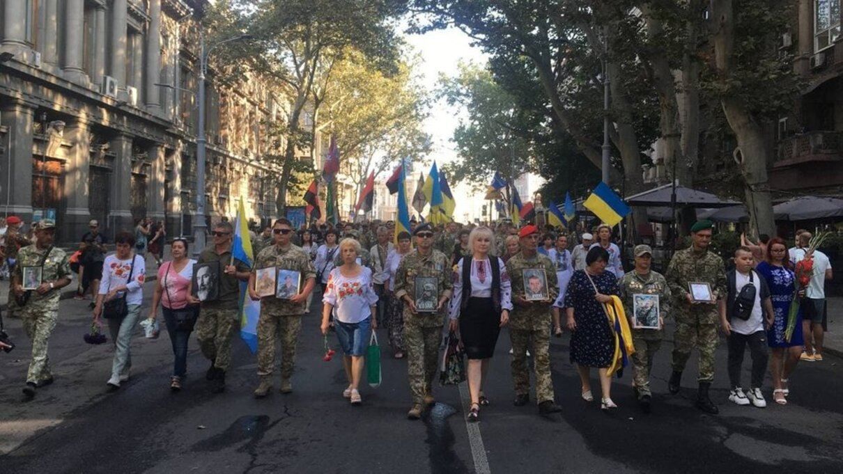 Марш захисників та патріотів в Одесі: вражаючі фото та відео - Новини Одеси - 24 Канал