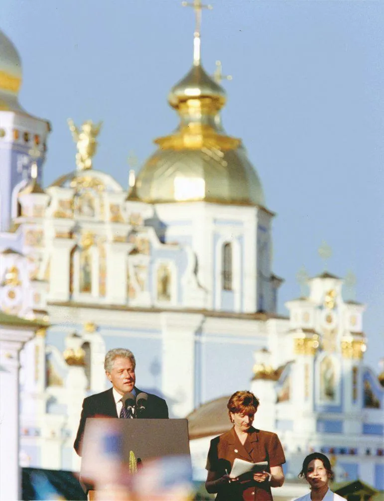 Клінтон у Києві Клінтон у Києві