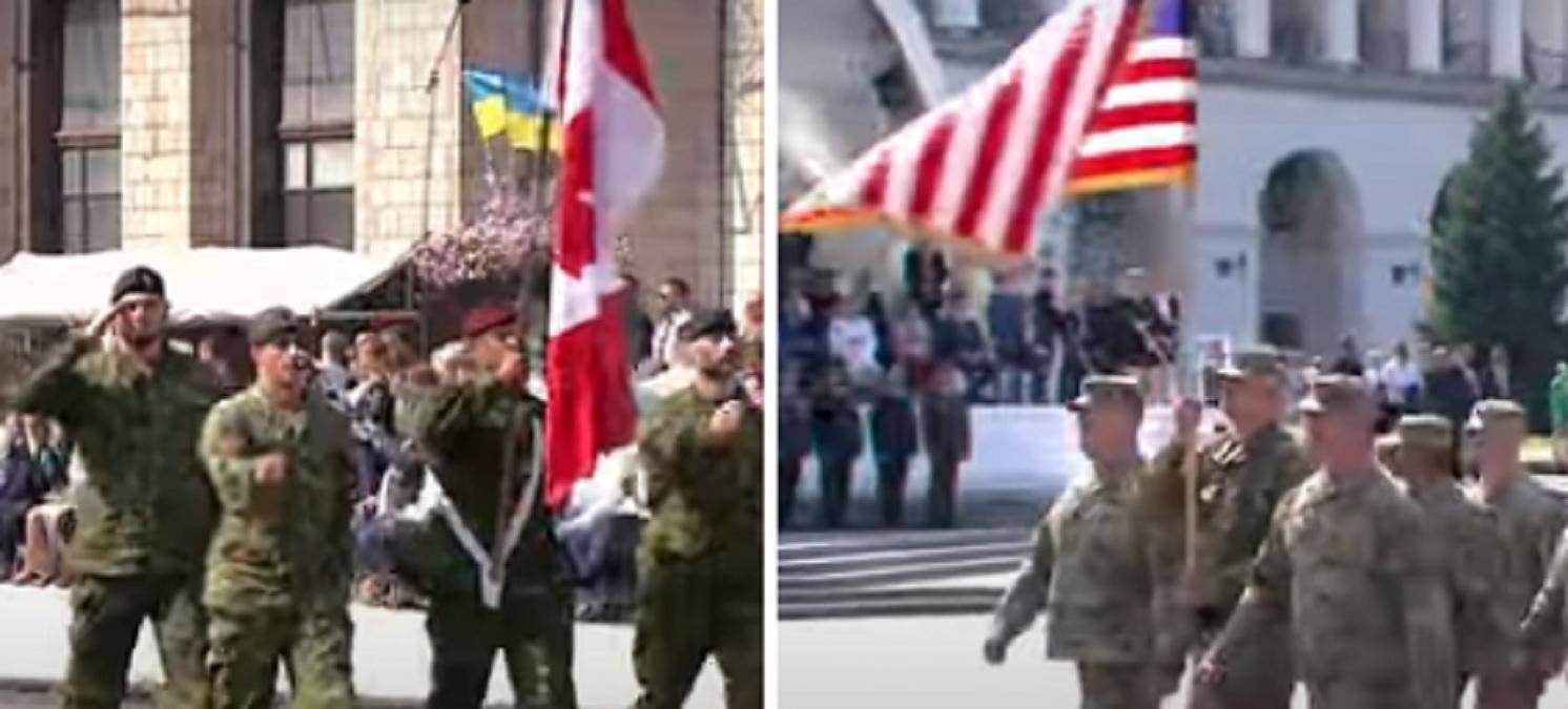 У параді до Дня Незалежності взяли участь військові з країн-партнерів - Грузія новини - 24 Канал