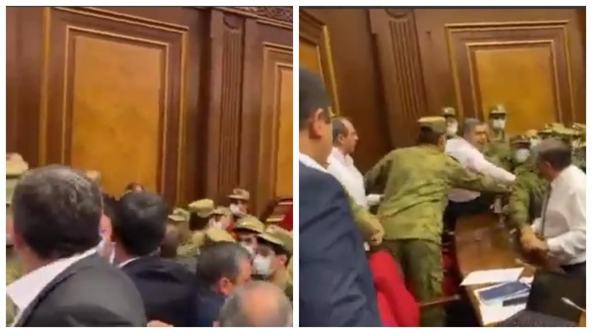 У Вірменії виступ Пашиняна спровокував сутичку між депутатами: відео з парламенту - 24 Канал