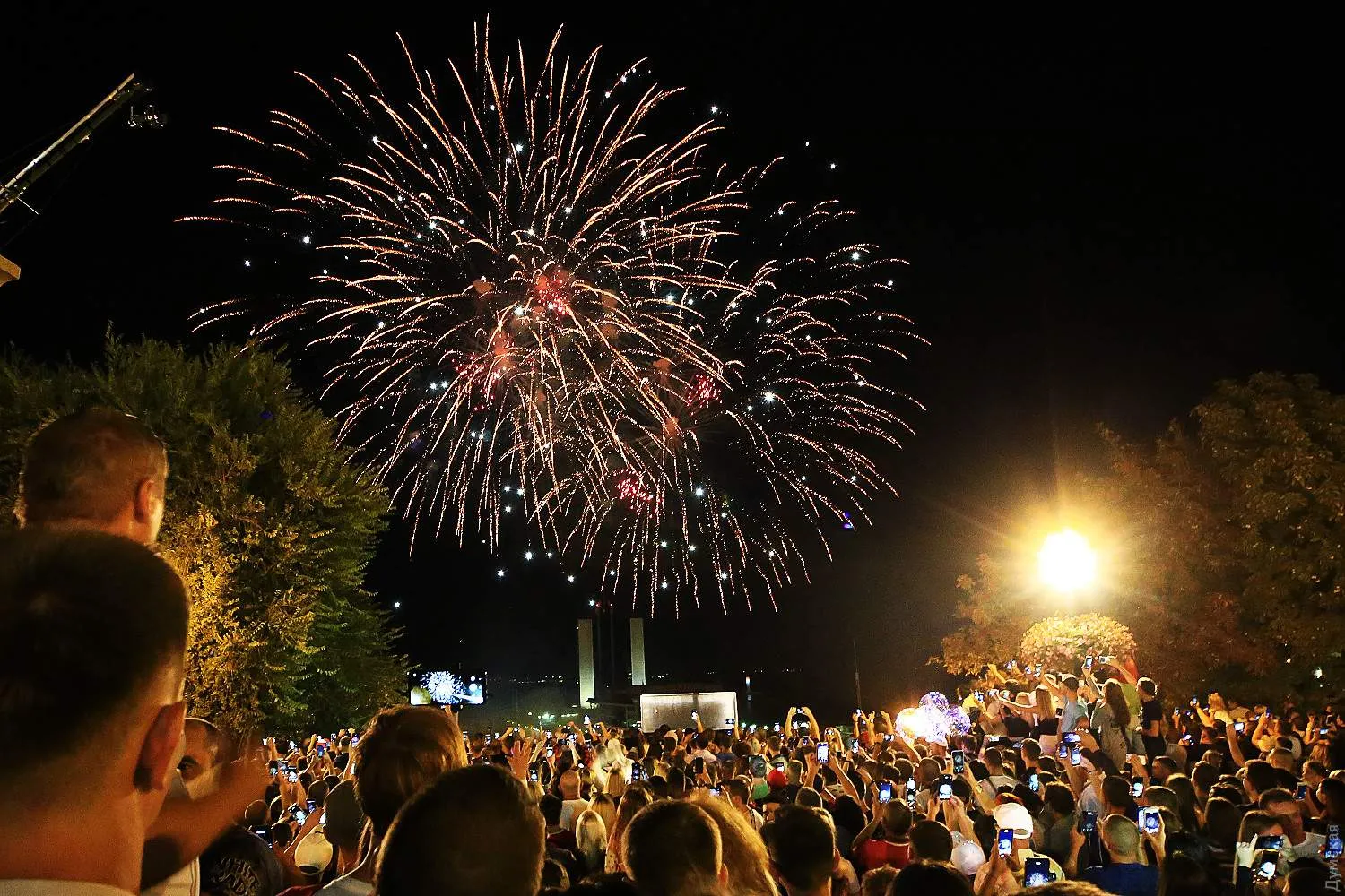 Салют в Одесі на День міста Салют в Одесі на День міста