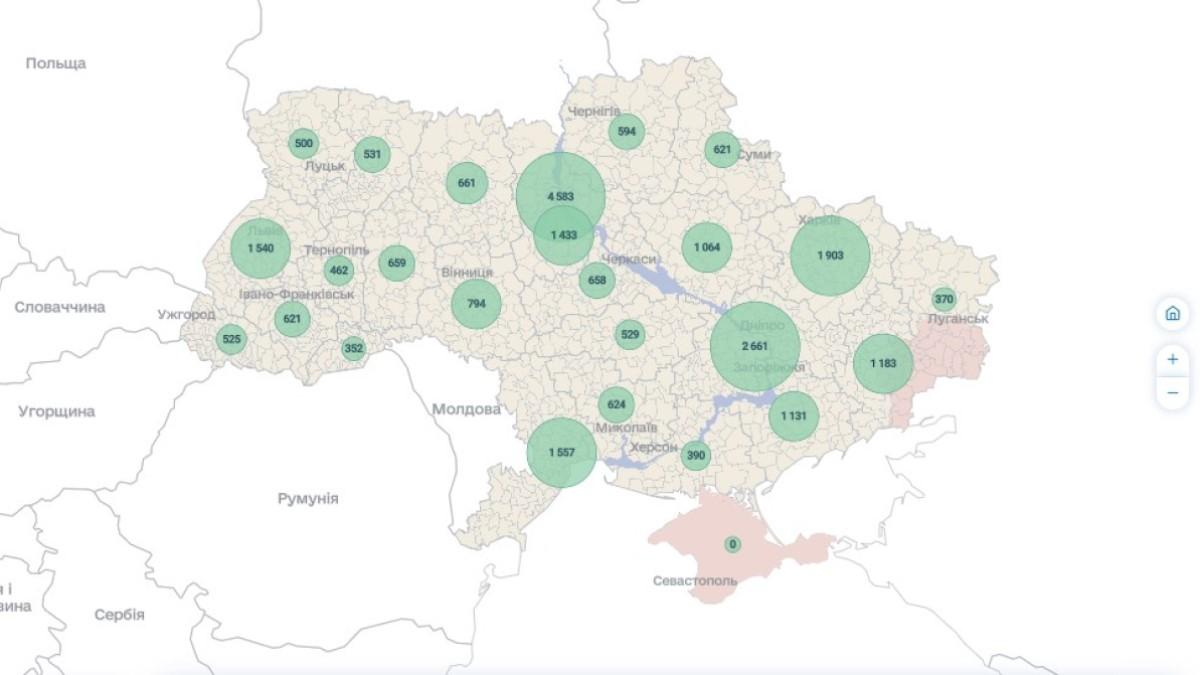 Налоговая карта Украины