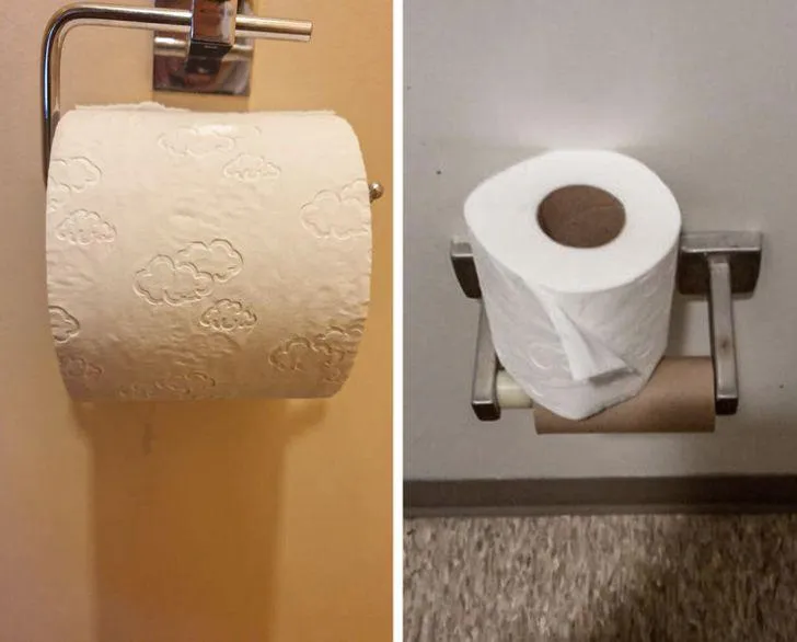 Перші відверто не розуміють, нащо ставити папір зверху, якщо можна повішати Перші відверто не розуміють, нащо ставити папір зверху, якщо можна повішати