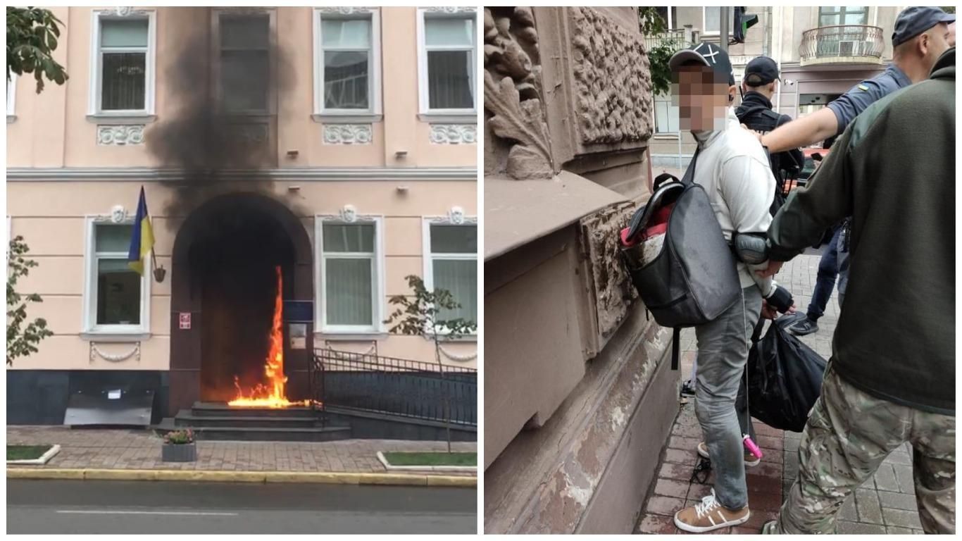 Поджигателя офиса Денисовой и здания Верховного суда арестовали Поджигателя офиса Денисовой и здания Верховного суда арестовали